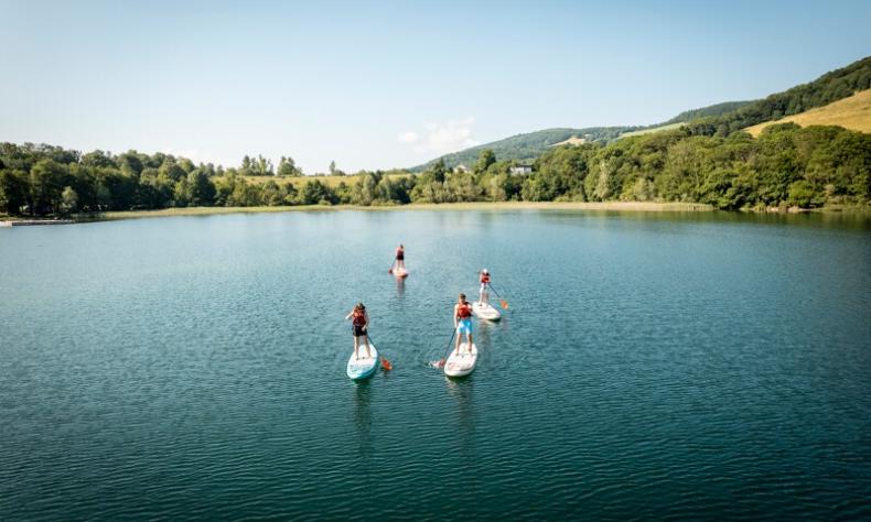 Paddle sur le lac de Lafffrey