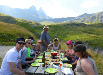 Fondue savoyarde en alpage