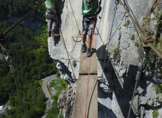 Via ferrata of Curalla with Evasion Canyoning
