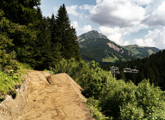 Piste VTT La Fluid du Bike Park de Châtel