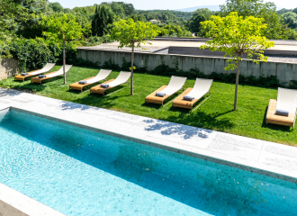 piscine chauffée Pavillon M