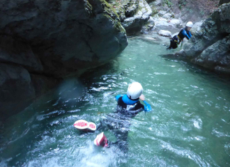 Canyoning family discovery