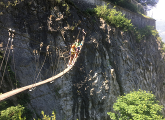 Encadrement via ferrata