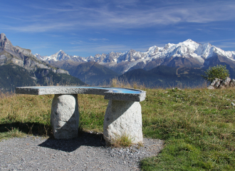 sentier pédestre : Le Tour des Belvédères du Mont-Blanc