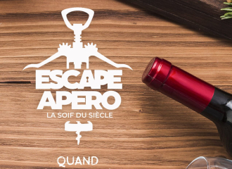 Mobile aperitif escape game poster in Val Cenis
