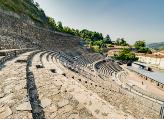 Gradins du théâtre antique