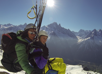 Tandem flight from Planpraz