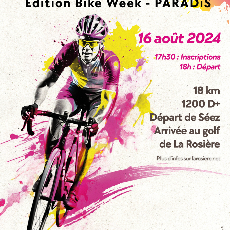 Paradis Cycling climb - Séez > La Rosière (Golf)
