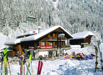 Façade Hiver Les Prodains Morzine