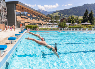 Outdoor Olympic swimming pool