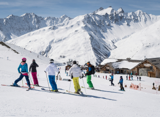 domaine skiable valloire alp de Zélie