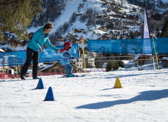 Jardin d'enfants La Souris Verte -  Cours collectifs de ski enfants de  l'ESI