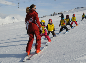 Cours de ski collectif enfants