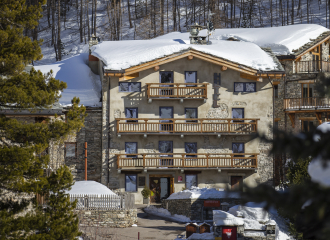 Façade extérieure - Chalet hôtel du Fornet Val d'Isère