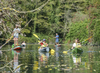 Kayak sur le Rhône sauvage
