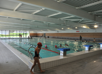 piscine couverte à la mure