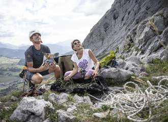 Escalade avec un guide au Grand-Bornand