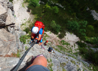 via ferrata entre amis