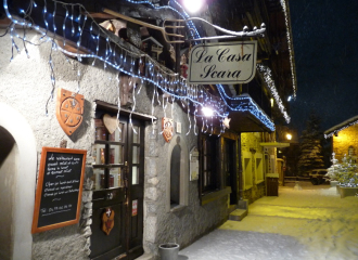Devanture du restaurant - Casa Scara Val d'Isère
