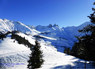 Rando raquettes au pied des Aiguilles d'Arves