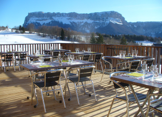 Terrasse avec vue panoramique