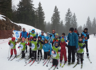 Lessons of cross country skiing