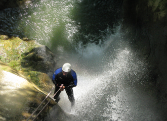 Canyoning trip in Haute-Savoie