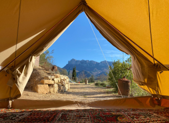 Tente Lodge au Domaine Thym et Romarin